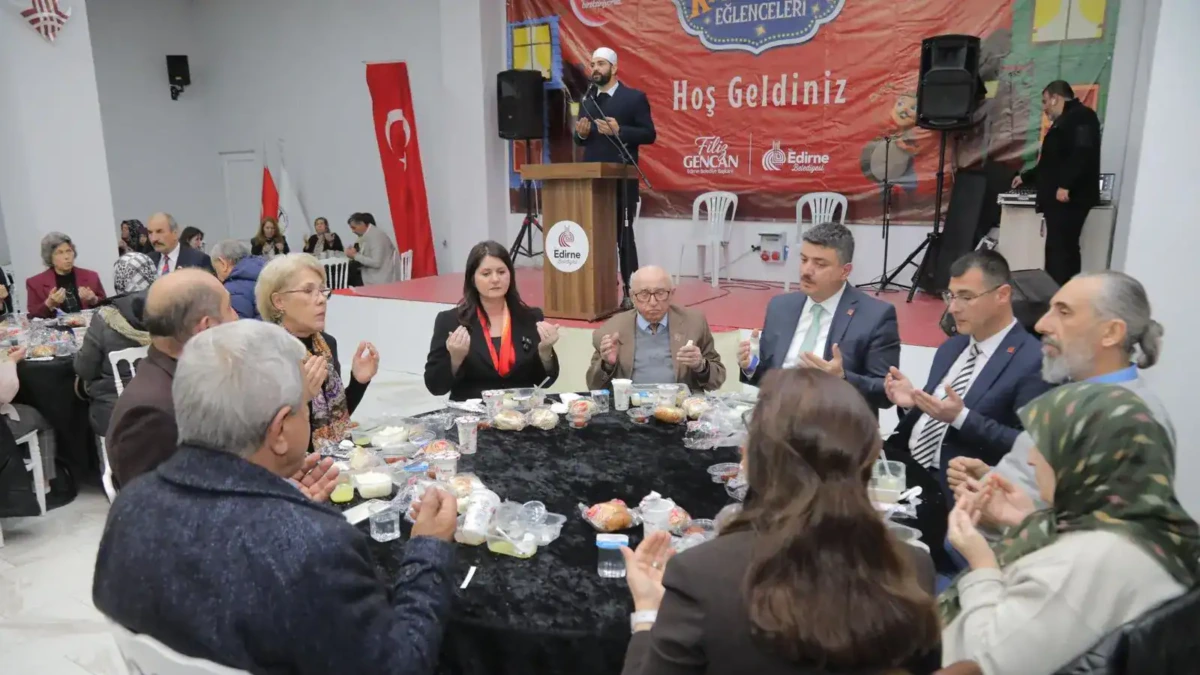 Edirne Belediyesi’nden Şehit, Gazi ve Emekli Güvenlik Mensuplarına Anlamlı İftar Buluşması